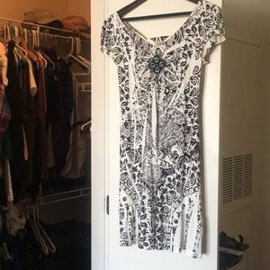 Black and white dress